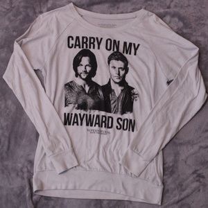 White Supernatural Long Sleeve Top